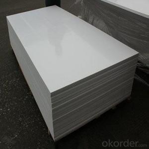 high density white 18mm PVC foam board for furniture use