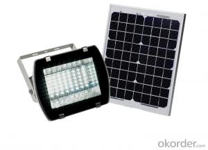 60LED 500LM Solar Powered Flood Sensor Light for Garden System 1