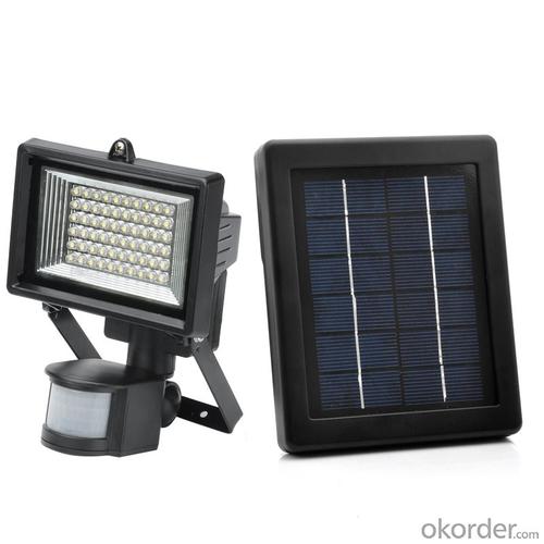 Solar Flood Light with Solar Motion Sensor System 1