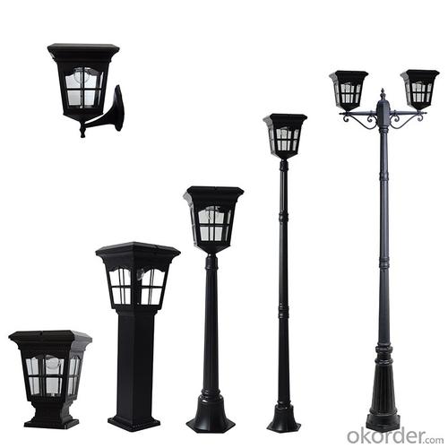 High Brightness Solar Lamp Post Light and LED Solar Bollard System 1