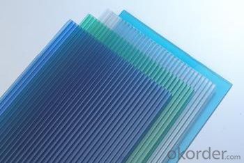 Polycarbonate Hollow Sheet  Ultraviolet Resistance with UV protective layer