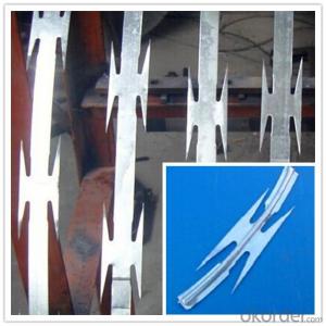 Single Coil Galvanized Razor Barbed Wire High Quality System 1