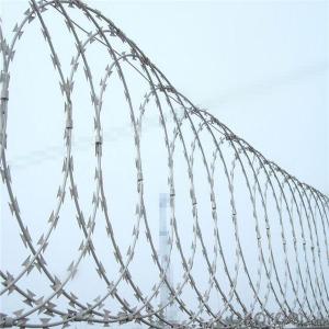 Hot Dipped Galvanized Metal Razor Blade Wire System 1