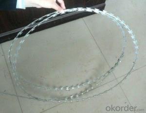 Hot Dipped Galvanized and PVC Coated Razor Wire