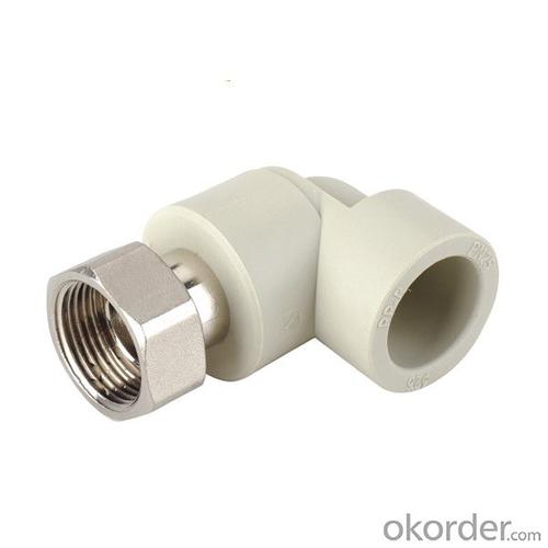 40mm Plastic Pipe Fittings - Polypropylene Random Threaded Union with Elbow System 1