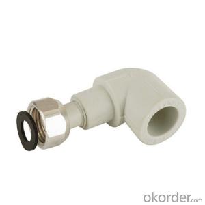 90 degree Elbow -plastic threaded union with SPT Brand