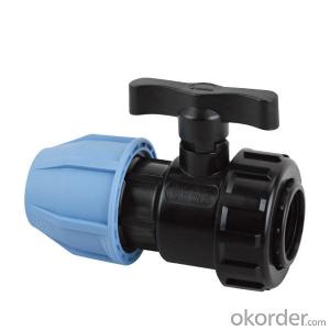 Female single union ball valve with SPT Brand System 1