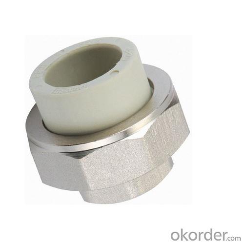 3/8" Plastic Pipe Fittings PP-R Female Threaded Union with SPT Brand System 1