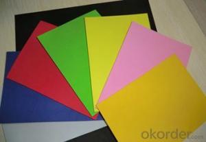 PVC Foam Board High Density Stable Color Retention. System 1