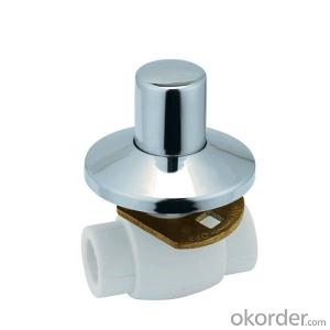 Double head inner tooth PP-R   Deluxe copper core ball valve