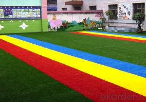 Healthy Artificial Grass for Kindergarten Flooring System 1