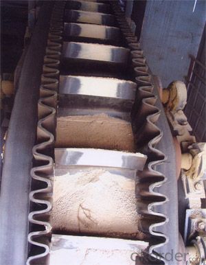 Corrugated Sidewall Conveyer Belt System 1