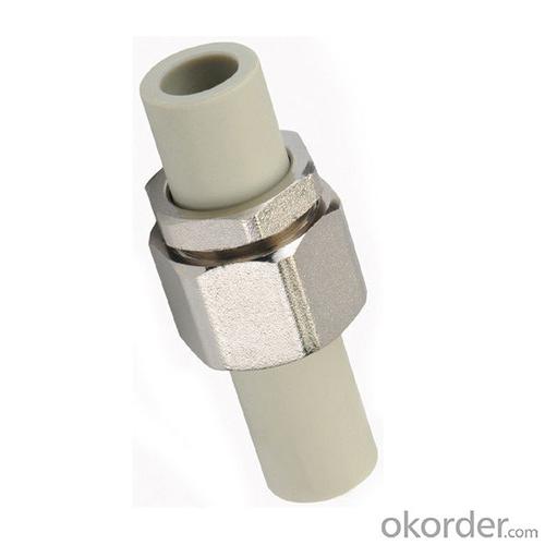 Metal To Plastic Pipe Fittings - Polypropylene-Random Threaded Union with SPT Brand System 1