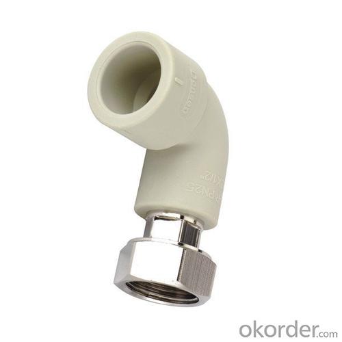 Plastic Pipe Crimp Fittings - Threaded Union with Elbow for Water Heater (SPT Brand) System 1