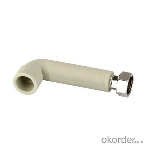 Plastic Pipe and Fittings Threaded Union with Long Elbow for Water Heater System 1