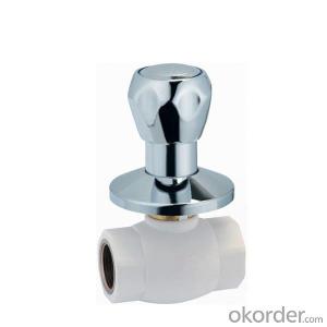 Domestic   head  inner  tooth  PP-R luxury copper core ball valve System 1