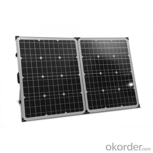 190w Folding Solar Panels with Flexible Supporting Legs for Camping - Solar Panels Vivint System 1