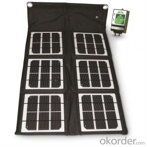 110W Folding Solar Panel with Flexible Supporting Legs for Camping System 1