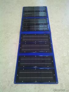 160W Folding Solar Panel with Flexible Supporting Legs for Camping System 1