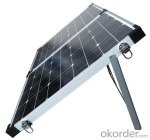 70W Folding Solar Panel with Flexible Supporting Legs for Camping System 1