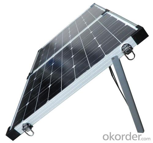 Wood Solar Panels 70W Folding Solar Panel with Flexible Supporting Legs for Camping System 1