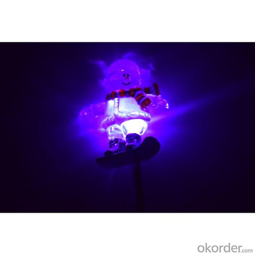 Solar Snow Man High Quality Led Solar Decorative Light Factory Price  Hot Selling System 1