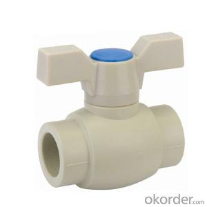 2016  Domestic double head inner tooth PP-R luxury copper core ball valve System 1