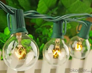 Outdoor Patio String Lights G40 Globe String Lights Factory Wholesale Led  for Decoration
