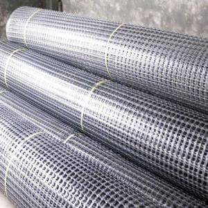 High-Density Fiberglass Geogrid with High Tensile Strength System 1