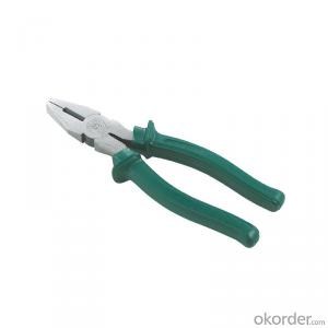 Linemans plier with platic handle cover in different spec