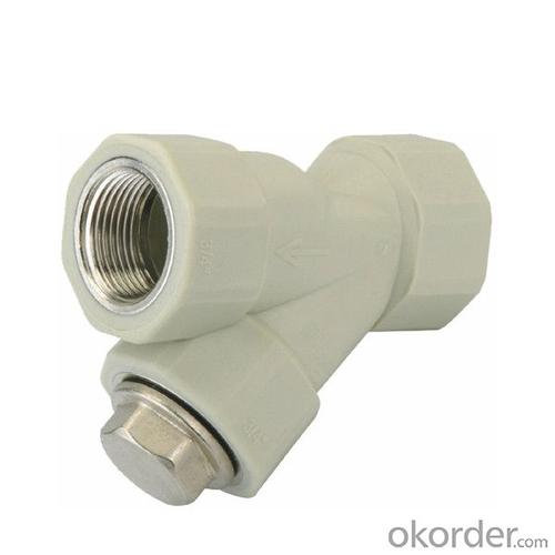 Metric Plastic Pipe Fittings - PPR Plastic Double Female Threaded Filter System 1