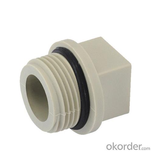 Polypropylene-Random Plastic Pipe Plug Y Pipe Fitting System 1