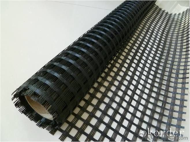 Us200 Geotextile Steel Plastic Geogrids Biaxial for Civil Engineering Construction System 1