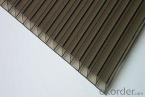 Triple Wall PC Hollow Sheet  for Roofing Decoration