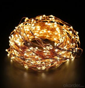 Yellow Fairy Light Flexible Led Mini Copper Wire String Lights Led Christmas Lights