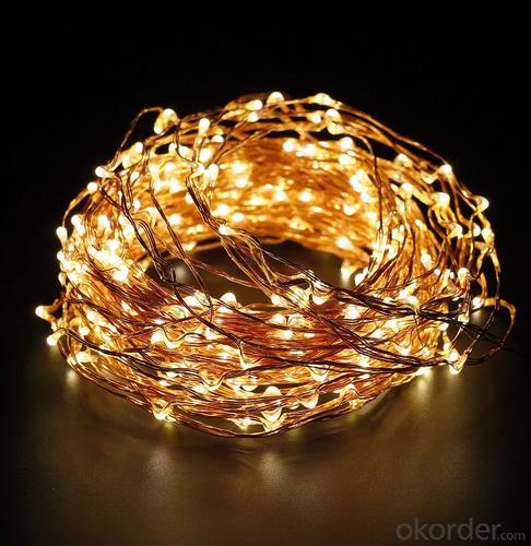 Yellow Fairy Light Flexible Led Mini Copper Wire String Lights Led Christmas Lights System 1