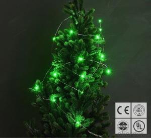Green Battery Operated LED Copper Wire String Lights for  Holidays Party Wedding Decoration System 1