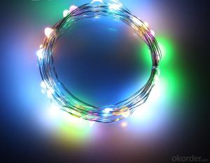 Coloful Battery Operated LED Copper Wire String Lights for  Holidays Party Wedding Decoration System 1