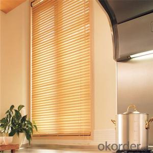 Natural Printed Window Bamboo Curtain Wood Blind System 1