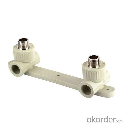 Plastic Pipe Fittings 15mm Plastic Double Male Tee with Tap Connector System 1