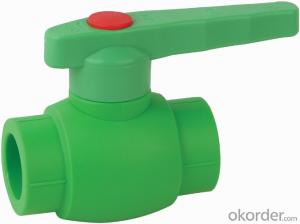 PP-R B4 Type  ball  valve  with  brass  ball System 1