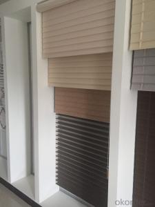 Vertical switch control aluminum roller  blinds with H5 sunscreen fabric