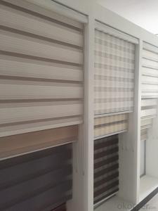 Natural Printed Windows Bamboo Curtain Wood Blinds System 1