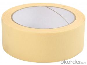 Colorful Skin No Residue Creped Paper Automotive Masking Tape