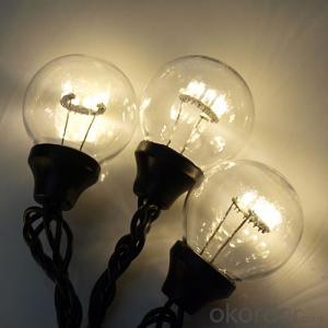 Chinese G50 Patio Globe String Lights UL Listed
