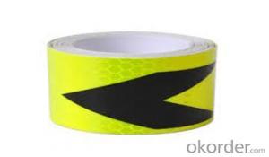 PVC  Rubber Reflective Barrier  tape for warning Wholesale System 1