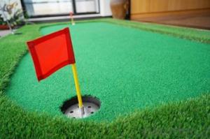 curl golf artificial grass/mini golf putting green