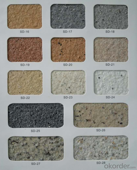 the stone-lacquer paint  New Building Materials