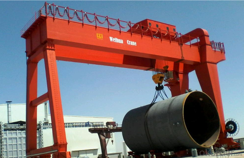 A-Leg Double Girder Gantry Crane with Hook Cap.Cap.5~75t/20t System 1