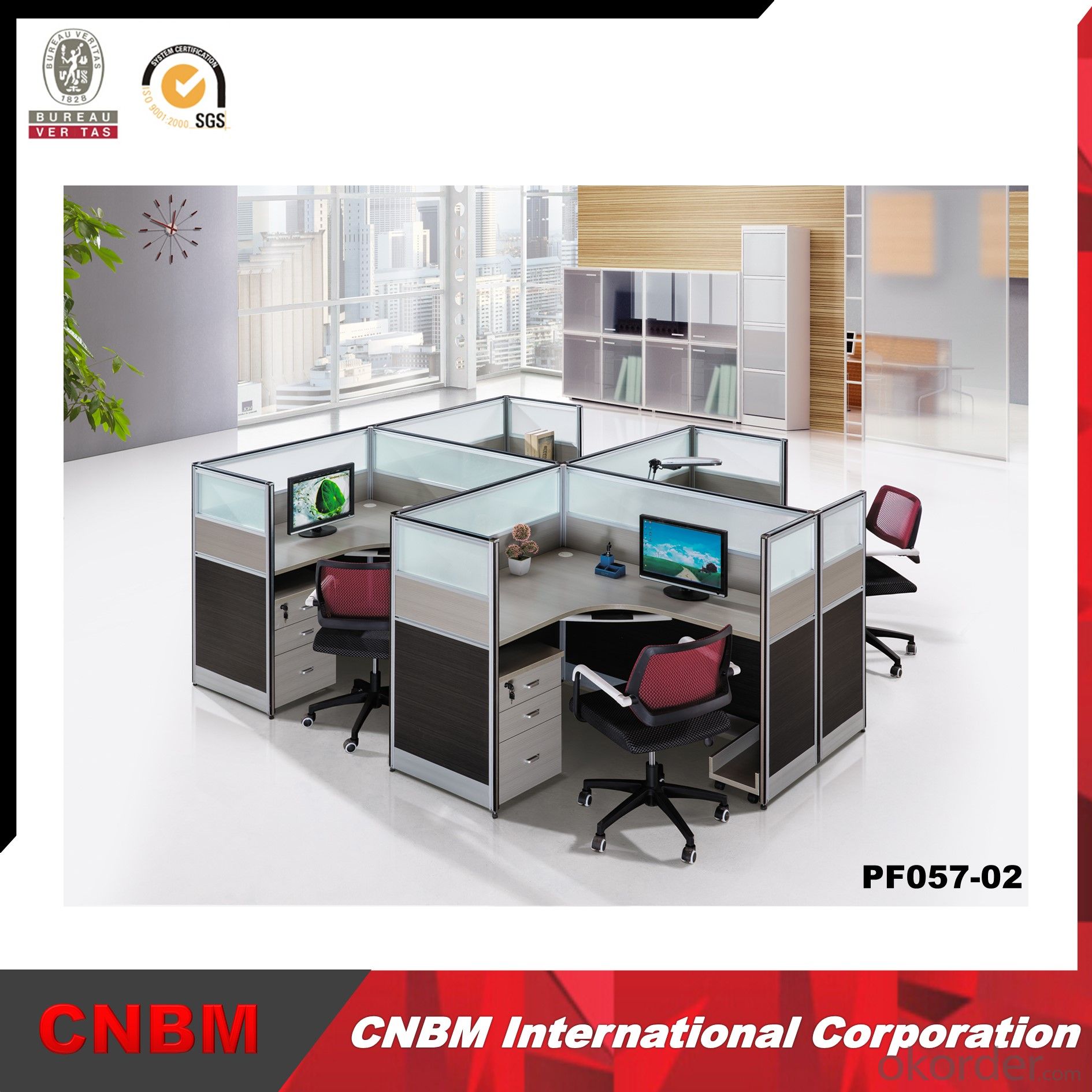 Wholesale Modern Office Partition Dividers Staff Workstation
